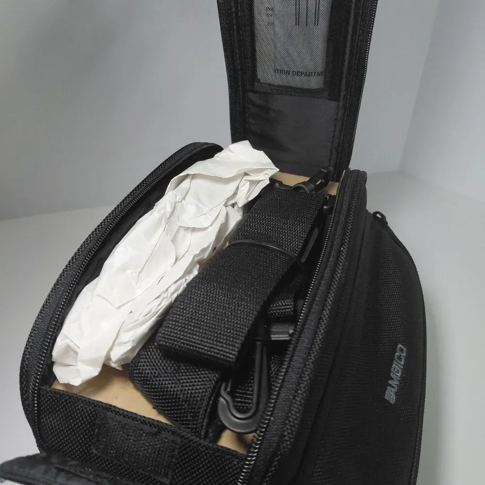 Ambico Black Nylon Camera/Camcorder Carry Case Shoulder Strap Padded Adjust NEW